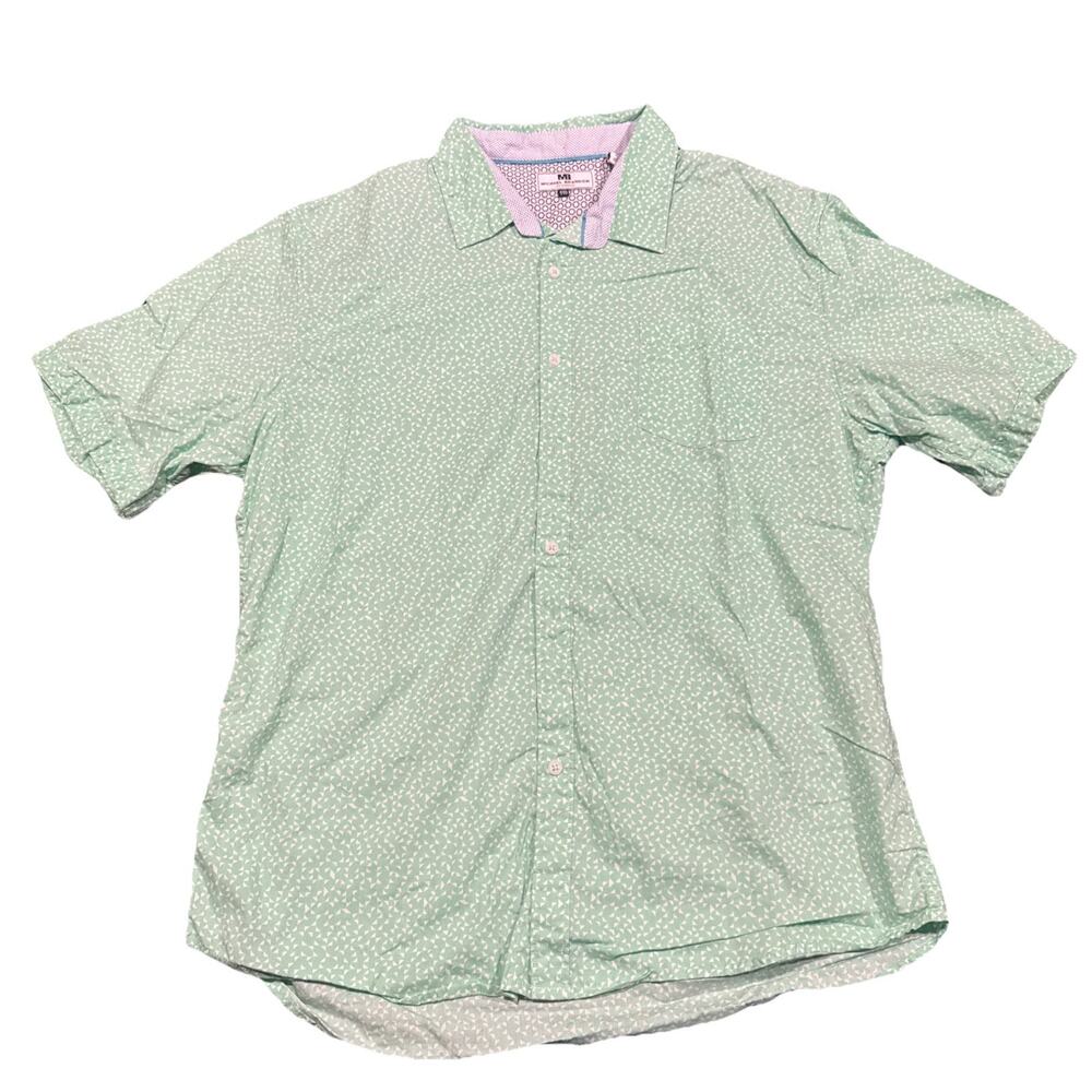 Michael Brandon XXL Button Up Short Sleeve Shirt
